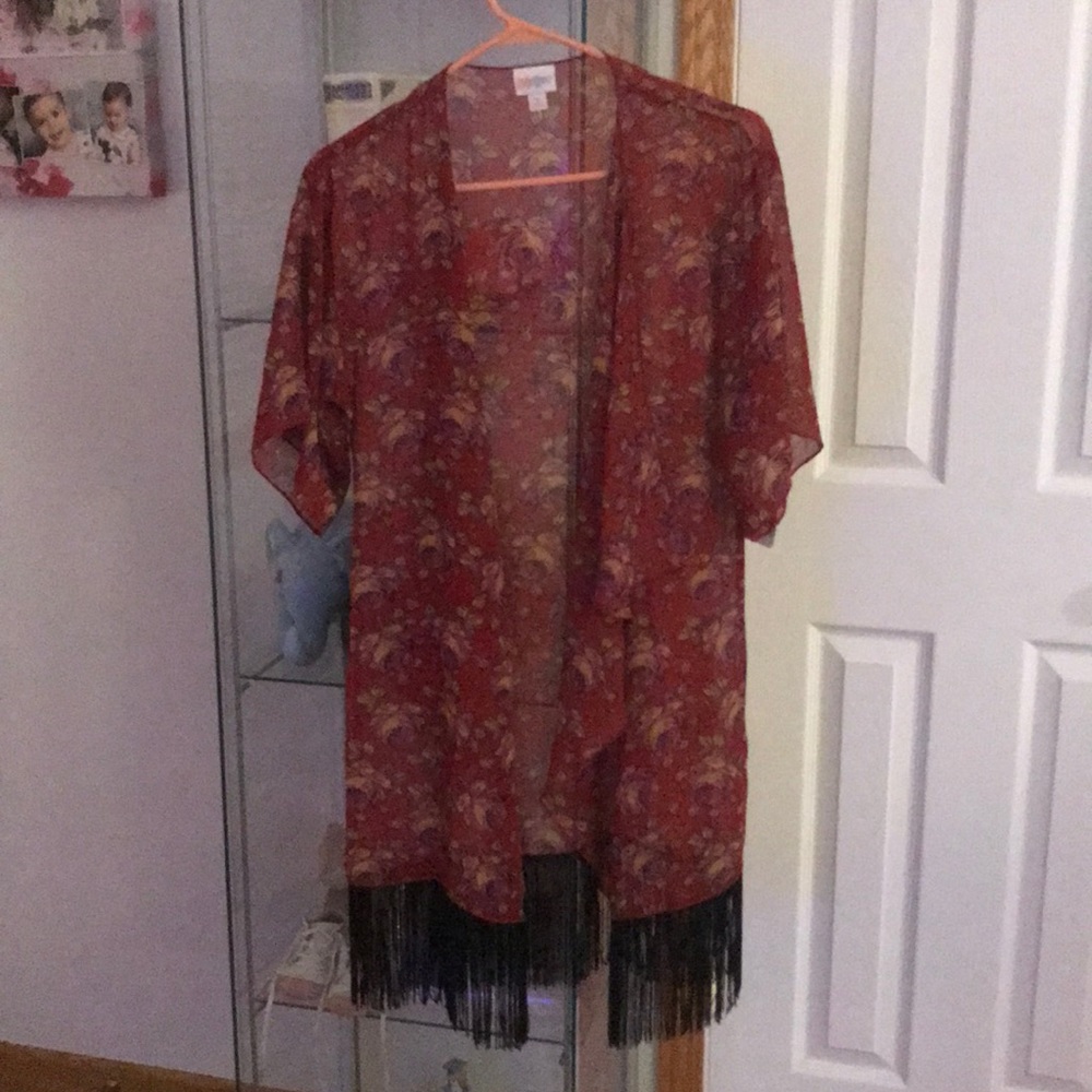 Lularoe Rose Print Monroe, Small